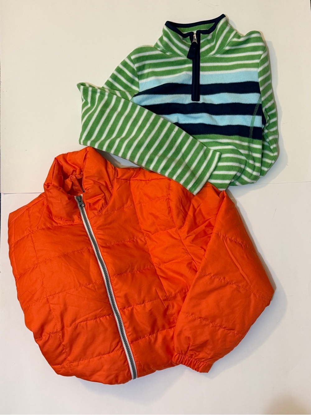 Lot of 2 Old Navy Winter Wear Jacket and Zip Pullover Girls